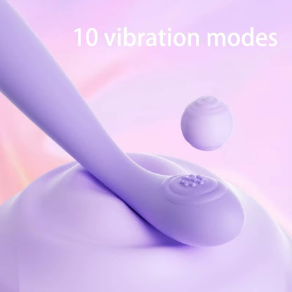 Slim Touch Mini Vibrator 10 Λειτουργιών - Απαλή Σιλικόνη