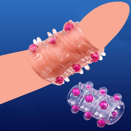 Σιλικονούχο Κάλυμμα Πέους με Ανάγλυφη Υφή